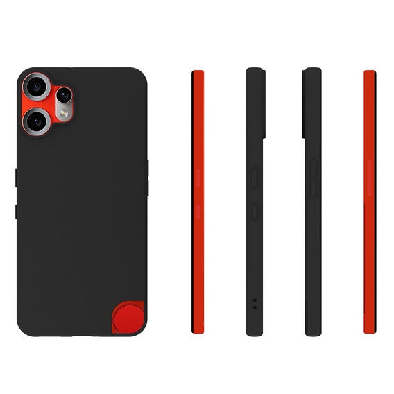 Matowe etui TPU do Nothing CMF Phone 2 Pro – cienkie, elastyczne, stylowe - czarne