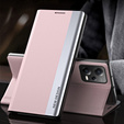 Etui z klapką do Xiaomi Poco X5 5G / Redmi Note 12 5G, Side Magnetic, różowe