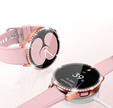 2w1 Etui + Szkło Hartowane do Samsung Galaxy Watch 6 40mm, Różowe