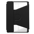 Etui z klawiaturą do Samsung Galaxy Tab S9 FE / S10 FE, Rotary 360° Leather, czarne