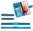Etui z klapką do Realme 12 Pro 5G / 12 Pro+ 5G, Butterfly, niebieskie