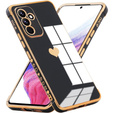 Etui do Samsung Galaxy A25 5G, Electro heart, czarne + Szkło Full Glue Ceramic