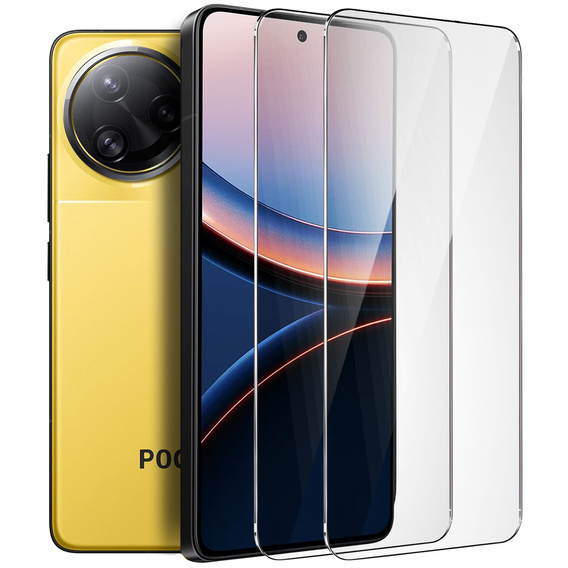 2x Szkło Hartowane ERBORD 9H Hard Glass do Xiaomi Poco F7 Ultra – codzienna ochrona w eleganckim wydaniu