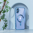 Etui do iPhone 16 Plus, Electro MagSafe, niebieskie + Szkło na ekran