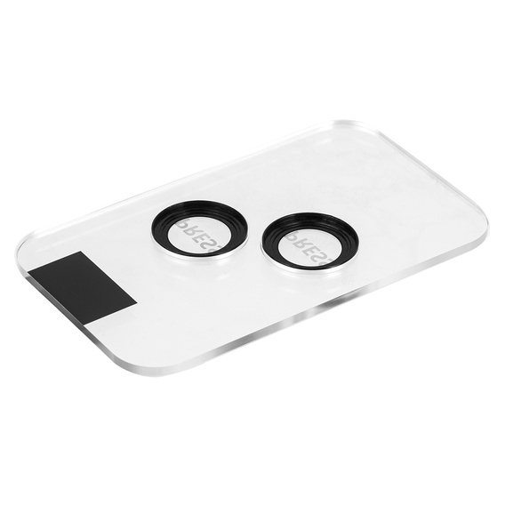 2x Szkło na aparat ERBORD OPTIK Pro do iPhone 15/15 Plus/14/14 Plus, czarne