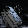 Etui do Samsung Galaxy S24 FE, Military MagSafe, niebieskie