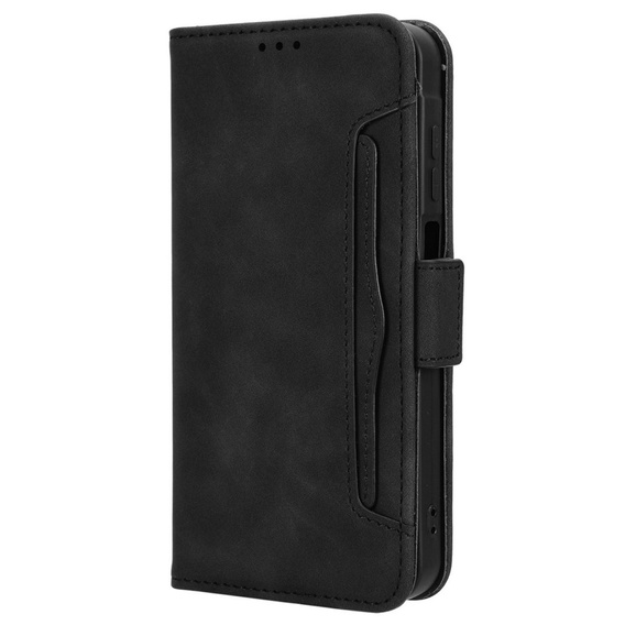 Etui z klapką do Infinix Note 40 Pro Plus, Card Slot, czarne