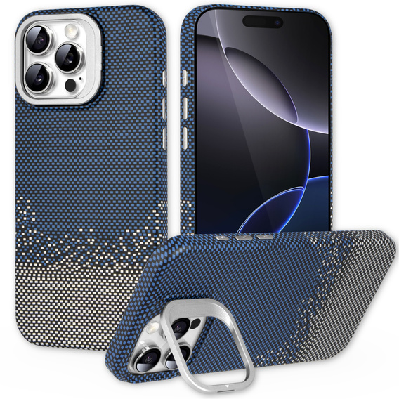 Etui do iPhone 16 Pro Max, Frame Kickstand, do MagSafe, Sand Blue