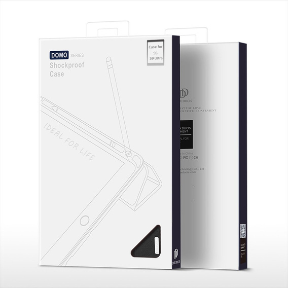 Etui do Samsung Galaxy Tab S9 Ultra 14.6", Dux Ducis Domo, czarne