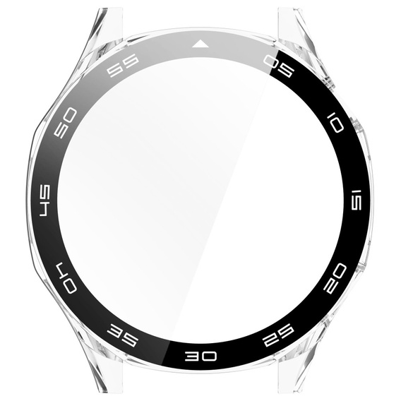 2w1 Etui + Szkło Hartowane do Huawei Watch GT 5 46mm, Przezroczyste
