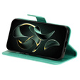Etui z klapką do Xiaomi 13T / 13T Pro, Butterfly, zielone