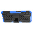 Etui do Motorola Moto E22 / E22i, Tire Armor, czarne / niebieskie