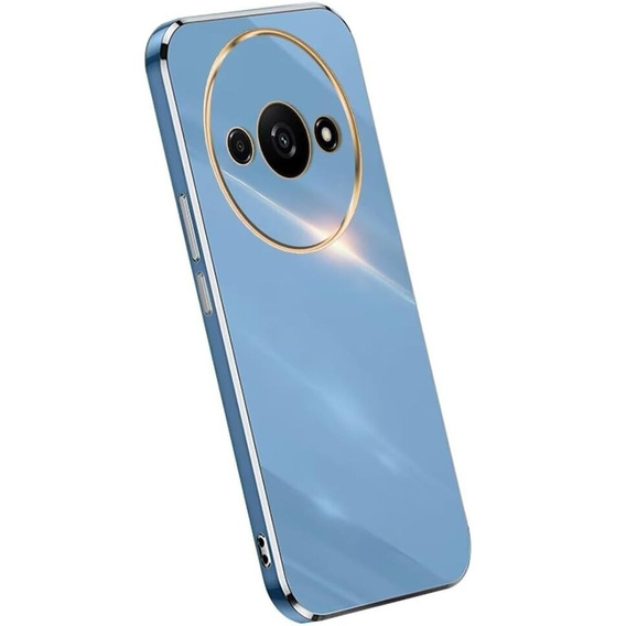 Etui do Xiaomi Redmi A3, Glamour CamShield, niebieskie