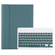 Etui z klawiaturą do iPad Air 11" 2025/2024 (7/6 gen.), Leather Pen Slot, ciemnozielone