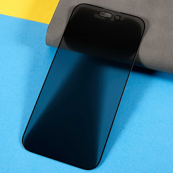 Szkło Hartowane Anti-Spy do iPhone 14 Pro Max, na cały ekran prywatyzujące