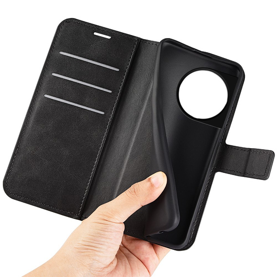 Etui z klapką do OnePlus 11 5G, Wallet Case, czarne