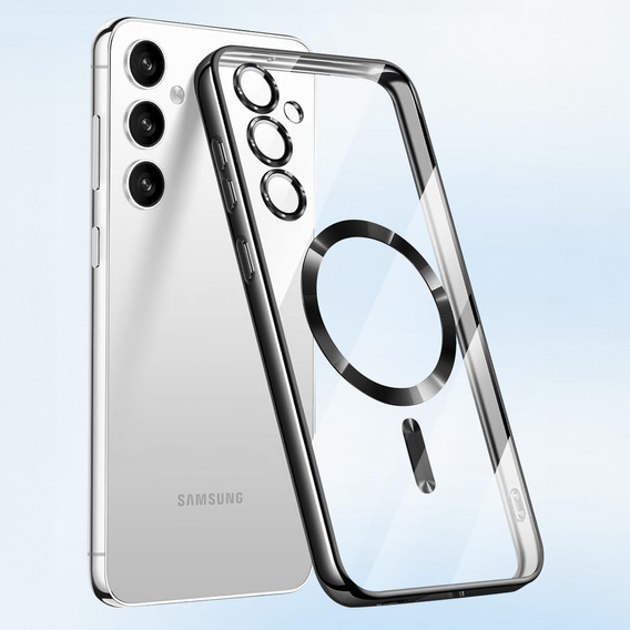 Etui do Samsung Galaxy A05s, Electro MagSafe, czarne + Szkło na ekran