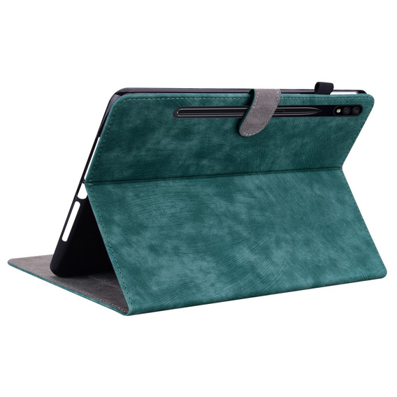 Etui do Samsung Galaxy Tab S9, Wallet Pen Slot, zielone