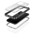 Etui do iPhone 13 Pro Max, Shockproof, z folią, czarne
