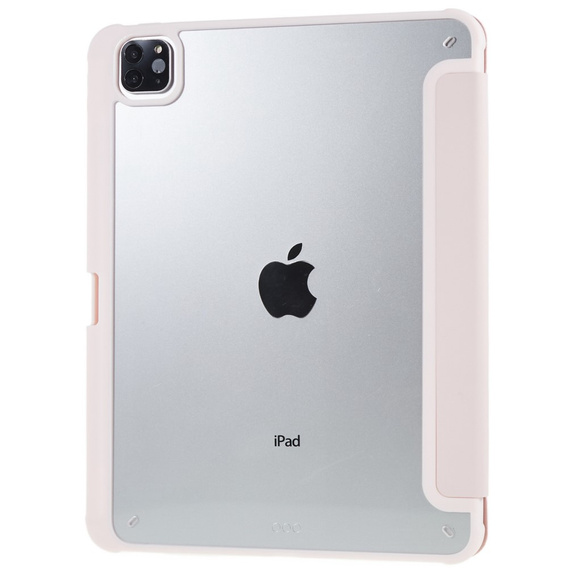 Etui do iPad Pro 11" 2022/2021/2020/2018 (4/3/2/1 gen.), Smartcase Hybrid, z miejscem na rysik, różowe