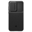 Etui Spigen do Samsung Galaxy A55 5G, Optik Armor, Czarne + Szkło