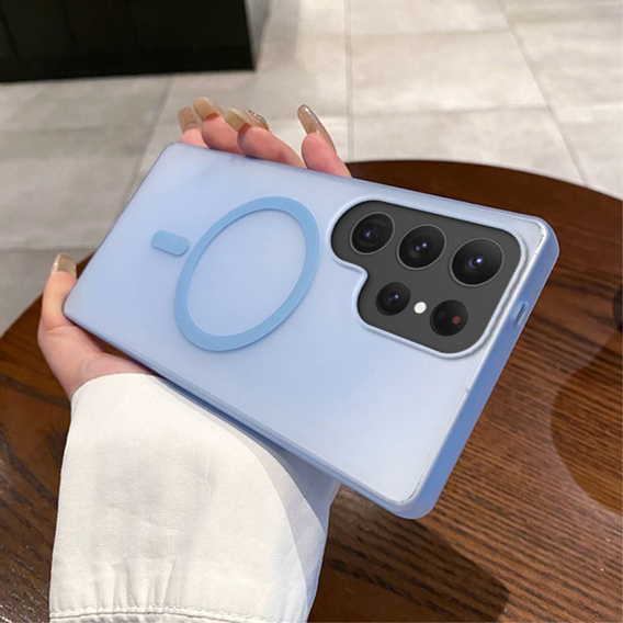 Etui do Samsung Galaxy S25 Ultra GKK – matowe, z podstawką – brązowe