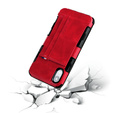 Etui Two Cards Hybrid Case iPhone XR 6.1 - Red