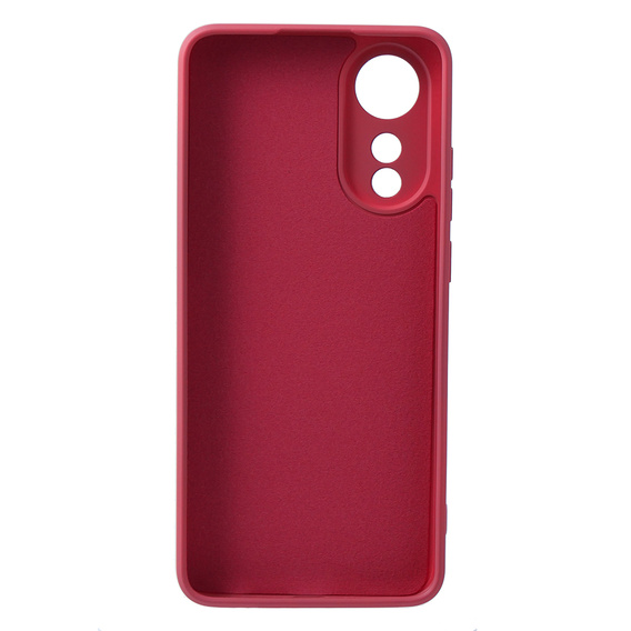 Etui do Oppo A78 4G, Silicone Lite, czerwone