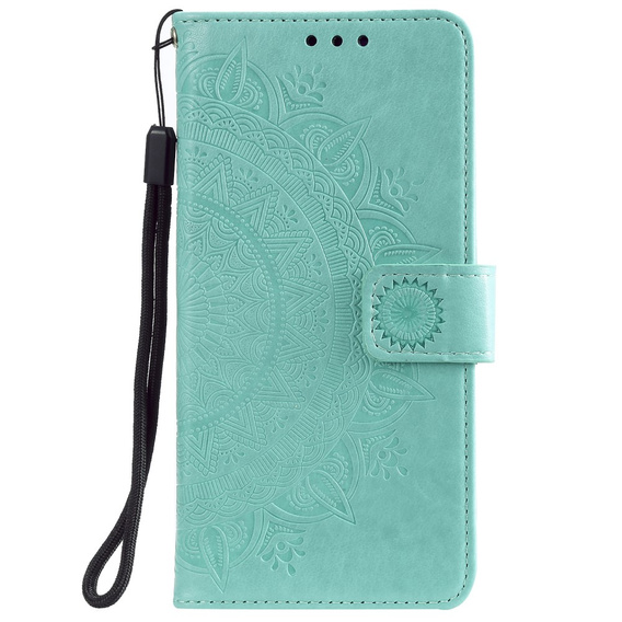 Etui z klapką do Oppo Reno6 5G, Mandala, zielone