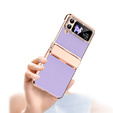 Etui do Samsung Galaxy Z Flip 4 5G, ElectroLeather, fioletowe