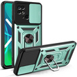 Etui pancerne do Xiaomi Redmi 10C, CamShield Slide, zielone