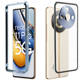 Etui do Realme 11 Pro 5G / Pro+ 5G, Frame Case, niebieskie