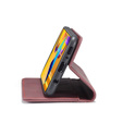 Etui CASEME do Samsung Galaxy M21, Leather Wallet Case, bordowe