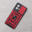 Etui pancerne do Motorola Moto G84 5G, CamShield Slide, czerwone