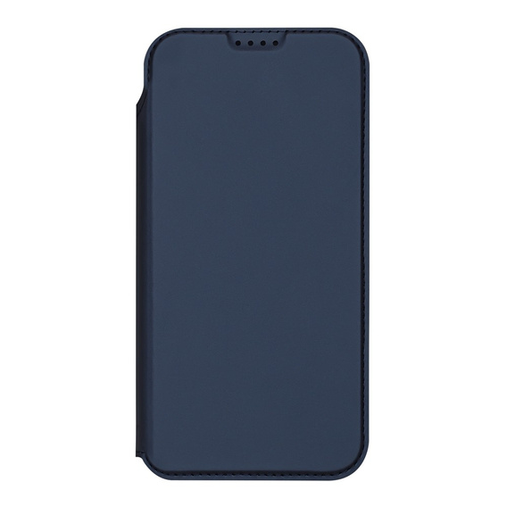 Etui Dux Ducis do iPhone 17 Pro, Skin Pro, z klapką, z miejscem na kartę, granatowe
