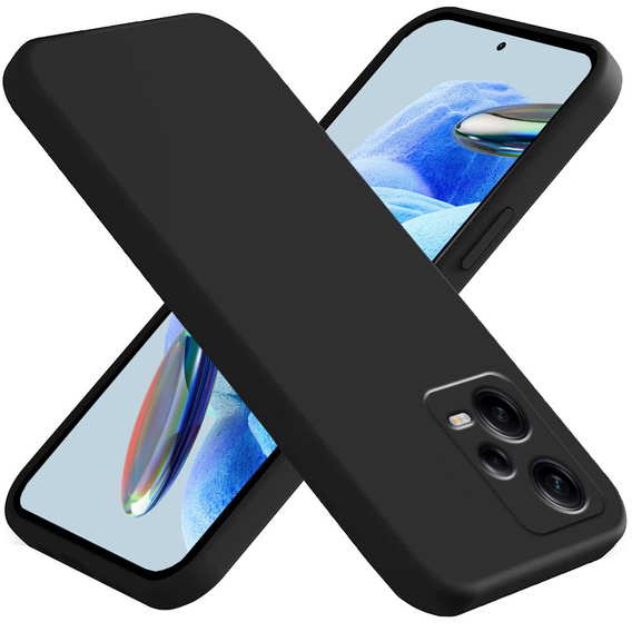 Etui do Xiaomi Redmi Note 12 Pro+ 5G, Silicone Lite, czarne