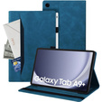 Etui do Samsung Galaxy Tab A9+, Classic, z miejscem na rysik, niebieskie