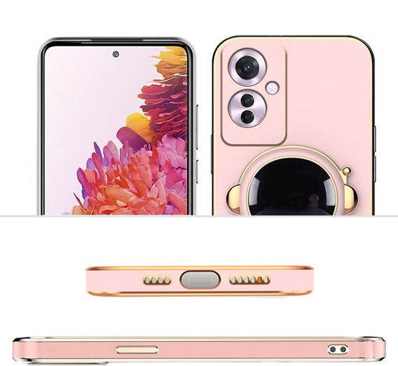 Etui do Oppo Reno 11F 5G, Astronaut, różowe