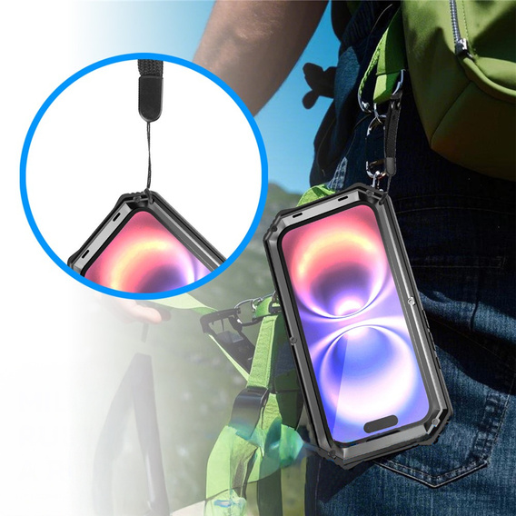 Etui pancerne z podstawką R-JUST do iPhone 17