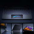 Etui z klawiaturą do Samsung Galaxy Tab S7 / S8, Dexnor Magnetic Keyboard Touchpad, czarne