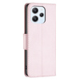 Etui z klapką do Xiaomi Redmi 12 4G, Wallet Litchi Magnet, różowe rose gold