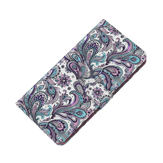 Etui Wallet do Samsung Galaxy A52 / A52s, Swirl Flower