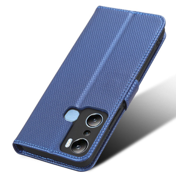 Etui z klapką do Infinix Hot 20i, Wallet Smart Magnet Case, niebieskie