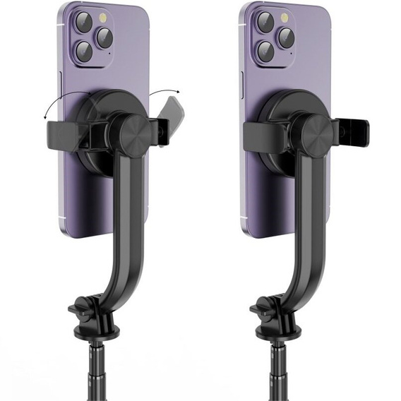 Tech-Protect L04S MagSafe Bluetooth Kijek Selfie Stick Tripod, Czarny