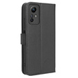 Etui z klapką do Xiaomi Redmi Note 12S 4G, Wallet Smart Magnet, czarne