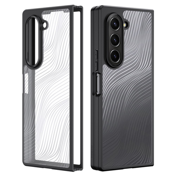 Etui DuxDucis do Samsung Galaxy Z Fold6 5G, Aimo case, przezroczyste / czarne