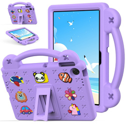 Etui do Lenovo Tab 10.1" TB311FU, Cute Patterns, z podstawką, fioletowe