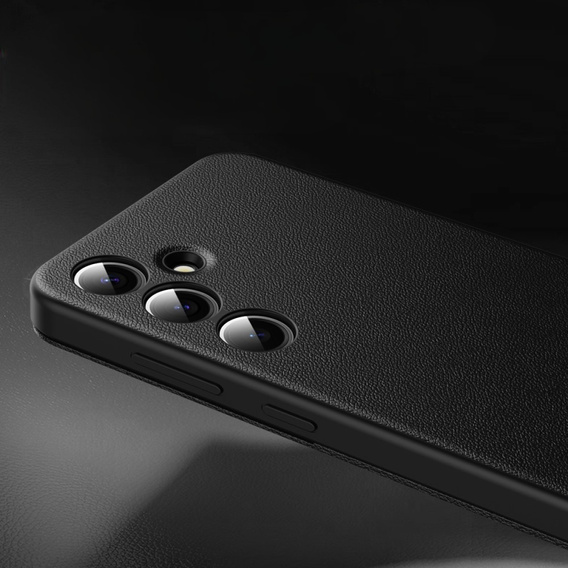 Etui z klapką do Samsung Galaxy A55 5G – czarne, Smart View Wallet z kieszenią na kartę