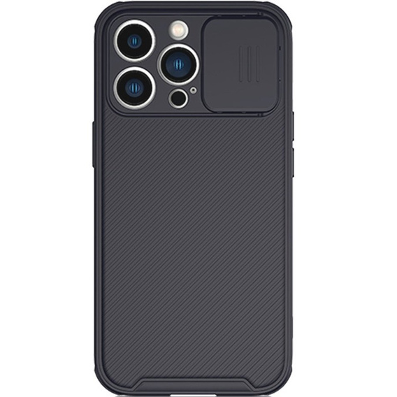 Etui do iPhone 13 Pro, Camera Slide, czarne
