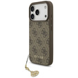 Etui GUESS 4G Metal Gold Logo, do MagSafe do iPhone 17 Pro